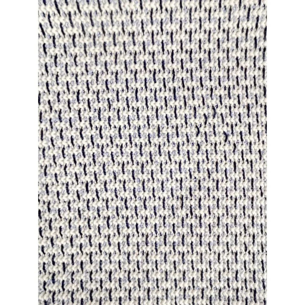 ST.JOHN COLLECTION Women's Ivory Blue Weave Pencil Straight Stretch Skirt Medium - Picture 4 of 5